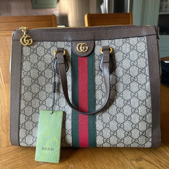 Gucci Ophidia Large Tote Bag - Picture 1 of 14